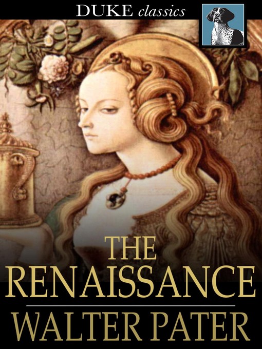 Titeldetails für The Renaissance nach Walter Pater - Verfügbar